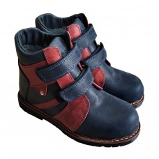 Ортопедические ботинки зимние FootCare FC-116 размер 23 сине-красные
