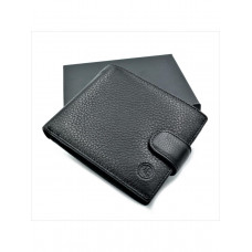 Чоловічий шкіряний гаманець Weatro 12 х 10 х 3 см Чорний wtro-308