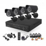 Комплект видеонаблюдения проводной Easy eye DVR 5502 KIT 4ch метал HD + Жесткий диск 1Tb