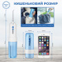 Ирригатор для полости рта Power Floss PR40V портативный с насадками Голубой