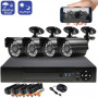 Комплект видеонаблюдения проводной Easy eye DVR 5502 KIT 4ch метал HD + Жесткий диск 1Tb