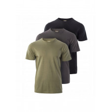 Набор футболок мужских Magnum Basic L Зеленый, Серый, Черный 3 шт SS.120.11-TSH-L