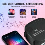 Лазерный ночник-проектор звездного неба и галактик А1 с Bluetooth колонкой и пультом Черный (A1-LSL15/Black)