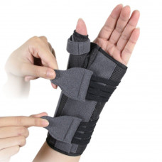Бандаж на запястье и суставы большого пальца с анатомическими шинами Ortop EH-403 на левую руку M