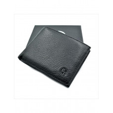 Чоловічий шкіряний гаманець-зажим Weatro 11 х 9 х 2,5 см Чорний wtro-168-24F