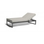Пляжный шезлонг в стиле Loft NS-1409 430x2000x700 мм Черный