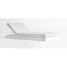 Пляжный шезлонг в стиле Loft NS-1410 2030x2000x700 мм Белый