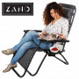 Набор 2 шт. шезлонги  ZANO ZERO GRAVITY GREY до 120 кг.!