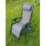 Набор 2 шт. шезлонги  ZANO ZERO GRAVITY GREY до 120 кг.!