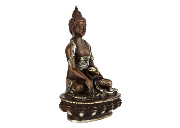 Статуя Будды Шакьямуни HandiCraft посеребрение 10 см (26339)