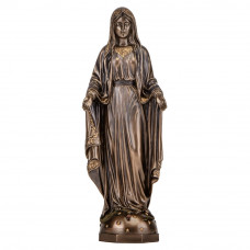 Интерьерная статуэтка Дева Мария 23х6х8 см Veronese Коричневый AL229448