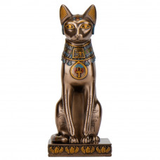 Интерьерная статуэтка Egyptian cat 30х16х13 см Veronese Разноцветный AL229450