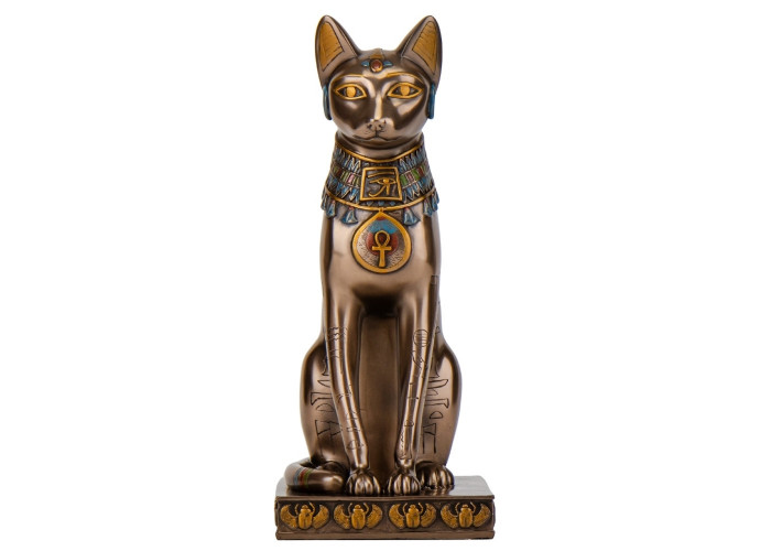 Интерьерная статуэтка Egyptian cat 30х16х13 см Veronese Разноцветный AL229450