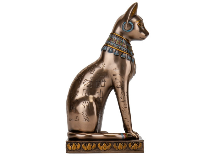 Интерьерная статуэтка Egyptian cat 30х16х13 см Veronese Разноцветный AL229450