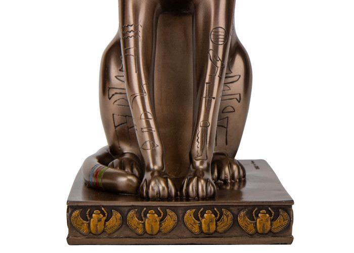 Интерьерная статуэтка Egyptian cat 30х16х13 см Veronese Разноцветный AL229450