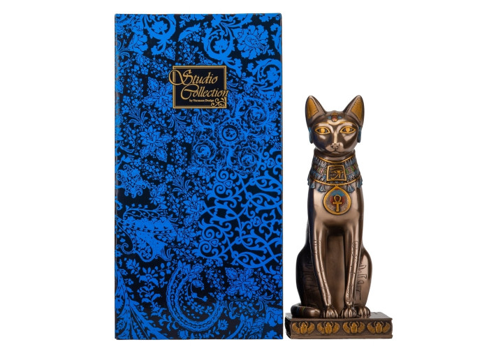 Интерьерная статуэтка Egyptian cat 30х16х13 см Veronese Разноцветный AL229450