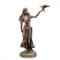 Интерьерная статуэтка Morrigan богиня королева призраков Veronese 27х8х16 см Коричневый AL229571