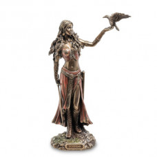 Интерьерная статуэтка Morrigan богиня королева призраков Veronese 27х8х16 см Коричневый AL229571