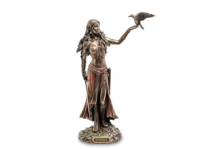 Интерьерная статуэтка Morrigan богиня королева призраков Veronese 27х8х16 см Коричневый AL229571