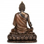 Фигура интерьерная Buddha высота 14 см Veronese Коричневый AL229943