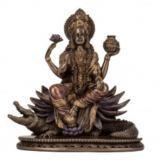 Фигура интерьерная Goddess Ganga 20 см Veronese Коричневый AL229944