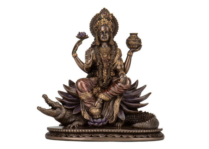 Фигура интерьерная Goddess Ganga 20 см Veronese Коричневый AL229944