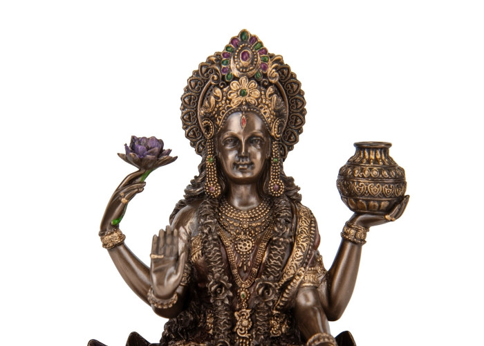 Фигура интерьерная Goddess Ganga 20 см Veronese Коричневый AL229944