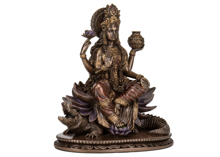 Фигура интерьерная Goddess Ganga 20 см Veronese Коричневый AL229944