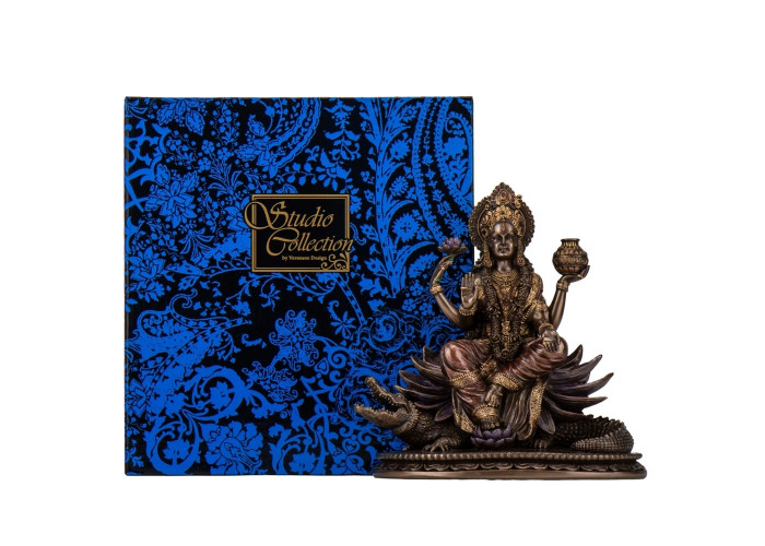 Фигура интерьерная Goddess Ganga 20 см Veronese Коричневый AL229944
