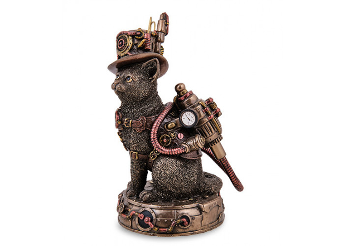 Декоративная статуэтка Mr. Cat 17 см Veronese Коричневый AL230064