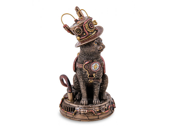 Декоративная статуэтка Mr. Cat 17 см Veronese Коричневый AL230064