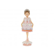 Интерьерная фигурка Girl cake 17 см Lefard Разноцветный AL230409