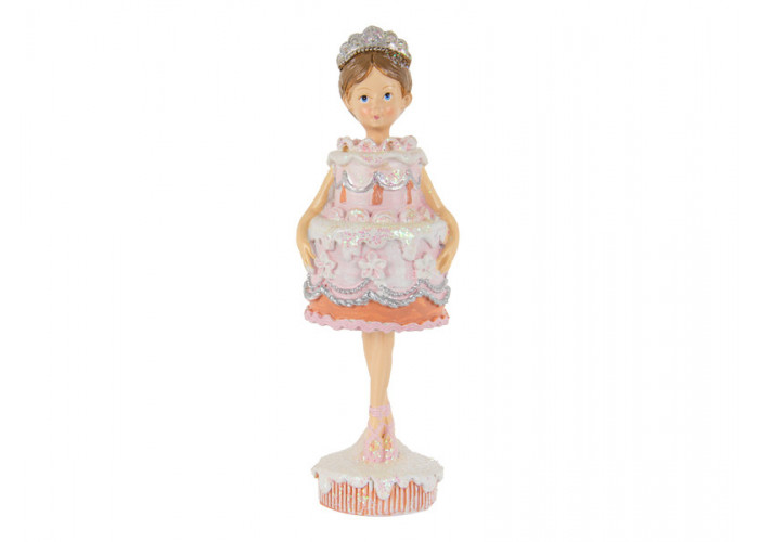 Интерьерная фигурка Girl cake 17 см Lefard Разноцветный AL230409