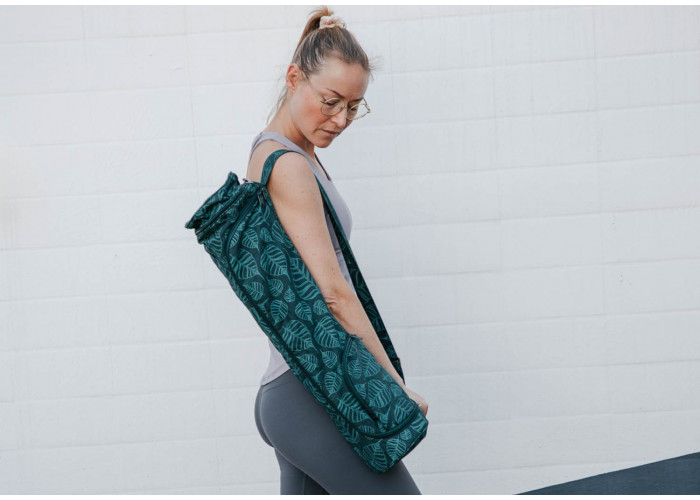 Сумка-чехол для йоги Bodhi Asana Bag Cotton Maharaja Collection 70 см Темно-зеленый