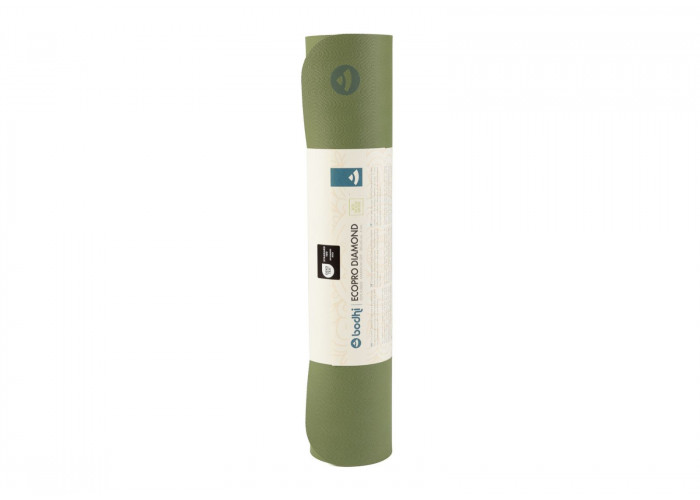 Коврик для йоги Bodhi Ecopro Diamond Fern 185x60x0.6 см Green