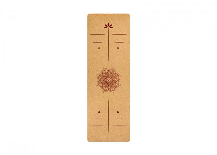 Коврик для йоги Rao Guru Mandala OM 183x66x0.5 см Бежевый 21061
