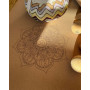 Коврик для йоги Rao Guru Mandala OM 183x66x0.5 см Бежевый 21061