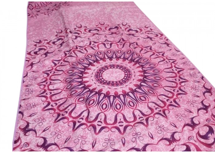 Полотенце для йоги Rao Spirit Mandala 185x64x0.2 см Пурпурный