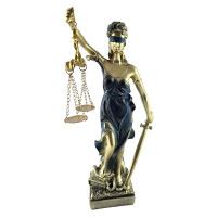 Статуэтка No Brand Фемида 34,5х14х10 см Разноцветный (DN35228)