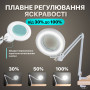 Настольная лампа-лупа безтеневая SBTR DOCTOR LAMP 12W 2700-4000-6400K 120led (9006LED-120)