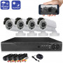 Комплект видеонаблюдения проводной с удалённым просмотром Easy eye DVR 5504-5 KIT 4ch